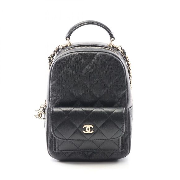 CHANEL Handbags - Chanel Matelasse Caviar Skin Backpack